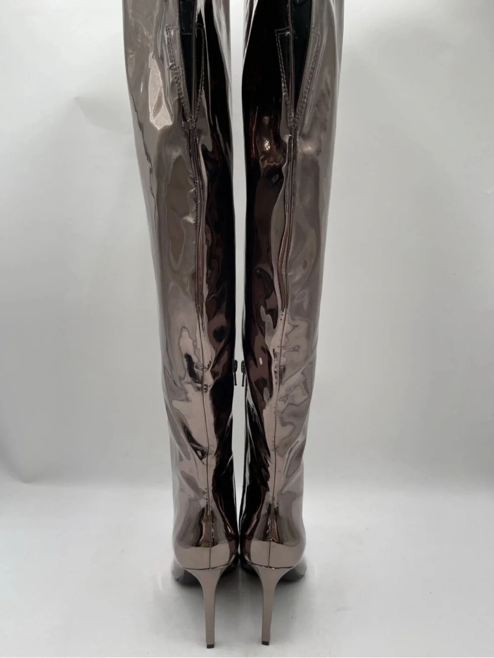 INC Sedona Women's Slouchy Over-The-Knee Boots Pewter Size 7M/ 37.5